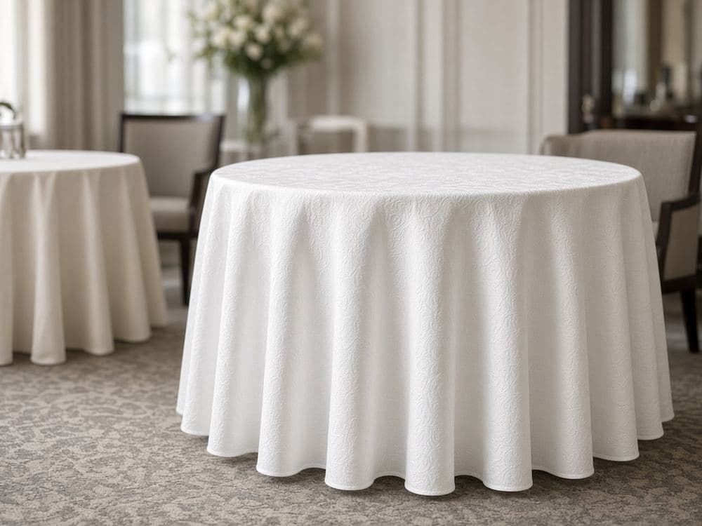 Tablecloths (plain & jacquard): product photo